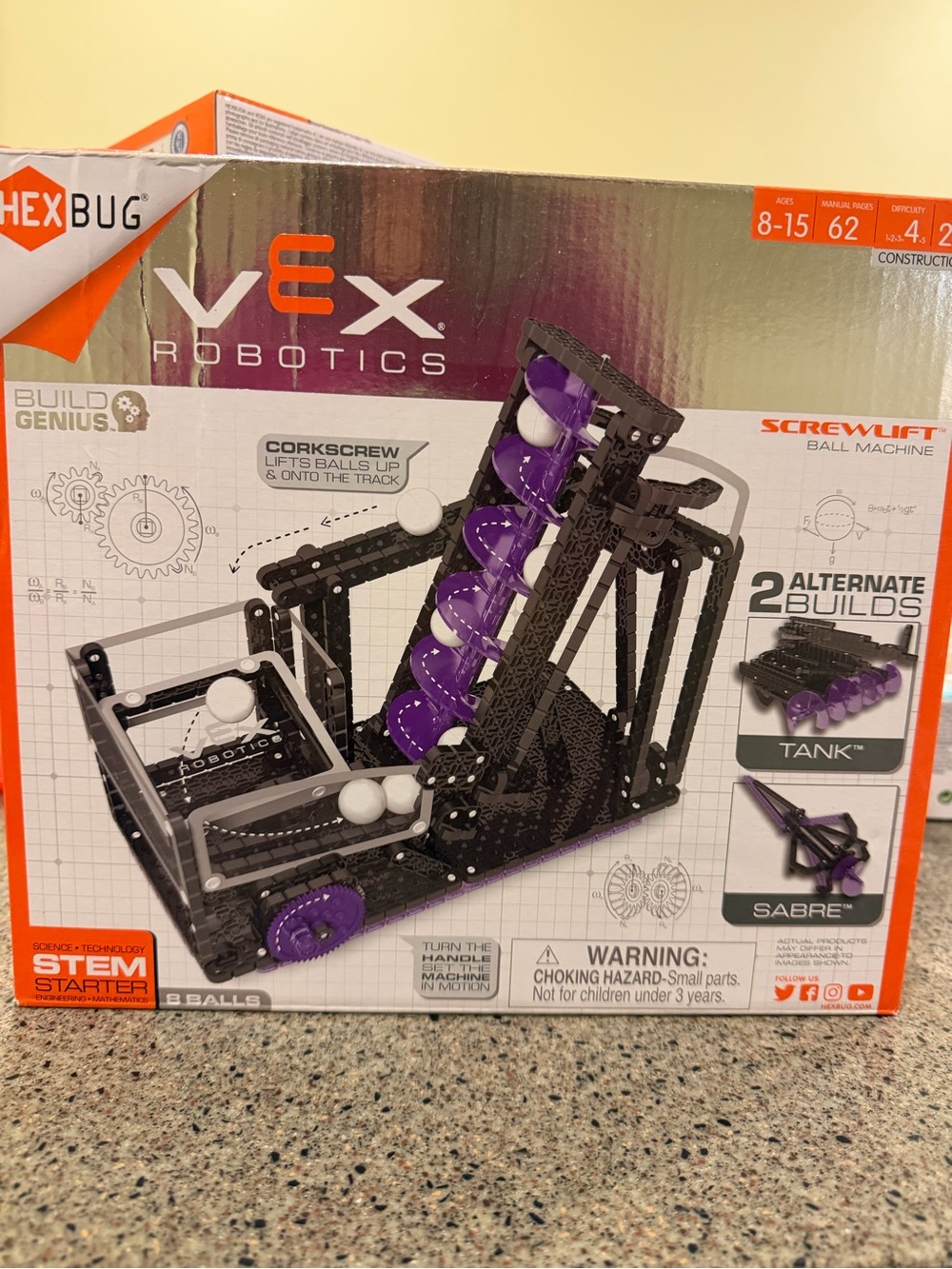 Unopened! Hexbug Vex Robotics Screwlift Ball Machine